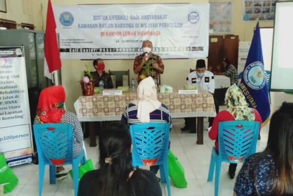 BNNP Sulut Gelar Bimtek Lifeskill di Kelurahan Wawonasa