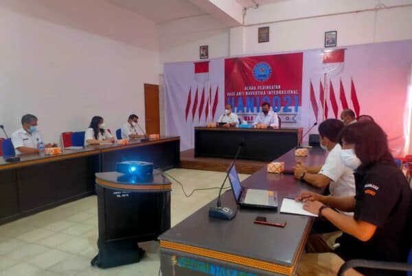 Rapat Koordinasi Dan Tukar Informasi Antara BNNP Sulut Serta BIN Daerah Sulut