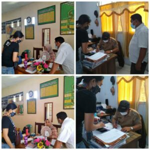 Koordinasi Dengan Pemerintah di Kel. Mahawu, Kec. Tuminting dan Kel. Wawonasa, Kec. Singkil Koordinasi Dengan Pemerintah di Kel. Mahawu, Kec. Tuminting dan Kel. Wawonasa, Kec. Singkil