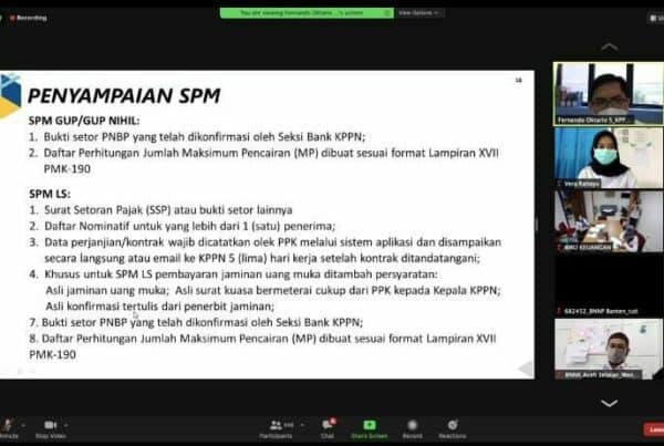 Bimbingan Teknis Penggunaan Dana PNBP dan Pembuatan SPM PNBP
