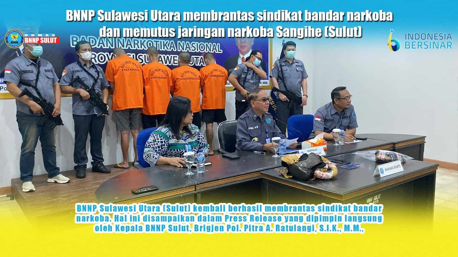 BNNP SULUT membrantas sindikat bandar narkoba dan memutus jaringan narkoba Sulut (Sangihe) BNNP Sulawesi Utara membrantas sindikat bandar narkoba dan memutus jaringan narkoba Sangihe (Sulut)