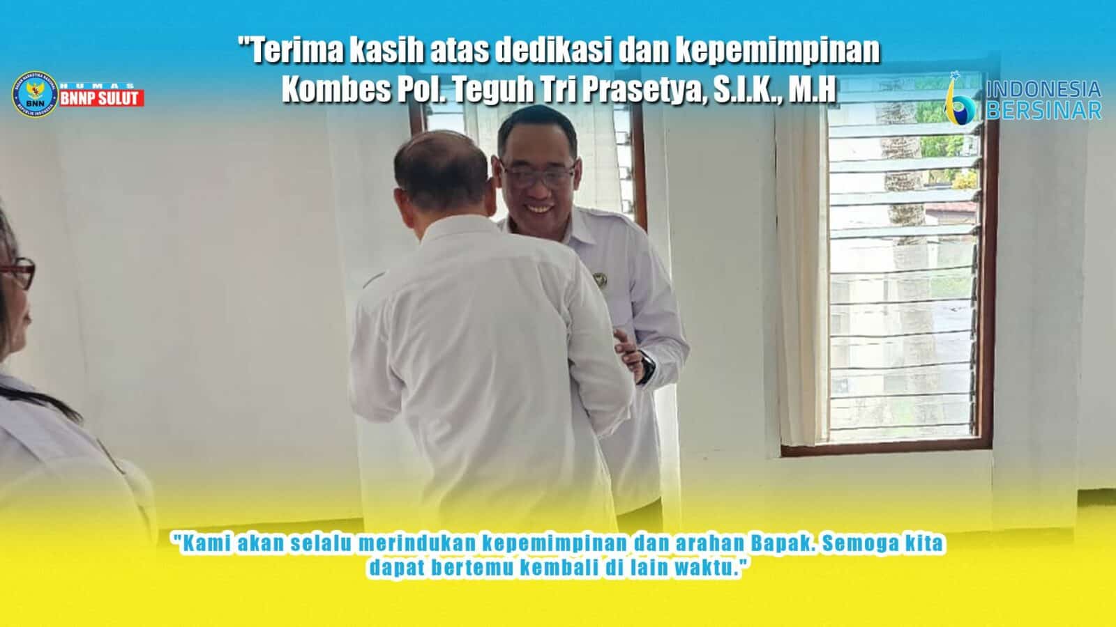 "Terima kasih atas dedikasi dan kepemimpinan Kombes Pol. Teguh Tri Prasetya, S.I.K., M.H “Terima kasih atas dedikasi dan kepemimpinan Kombes Pol. Teguh Tri Prasetya, S.I.K., M.H