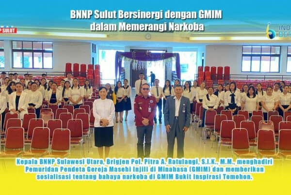 BNNP Sulut Bersinergi dengan GMIM dalam Memerangi Narkoba