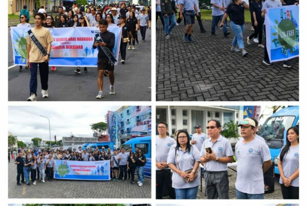 Kegiatan Car Free Day BNNP Sulut pada 11 Januari 2025 sukses diselenggarakan